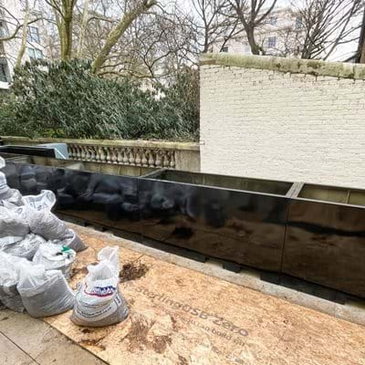 Bespoke Fibreglass Planters for Terrace